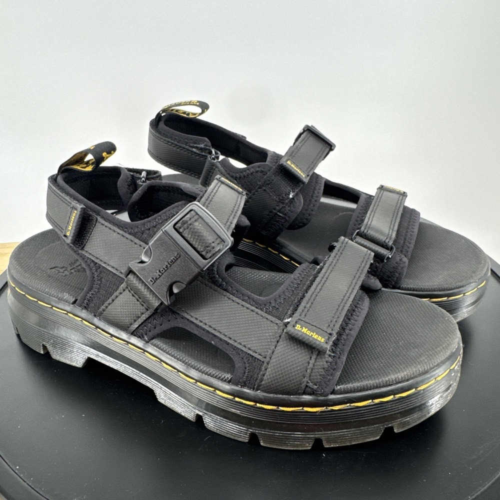 Dr. Martens FORSTER Sandals/ Black/ Size: UK6/US:M8W9/EU:41 Worn Once HTF